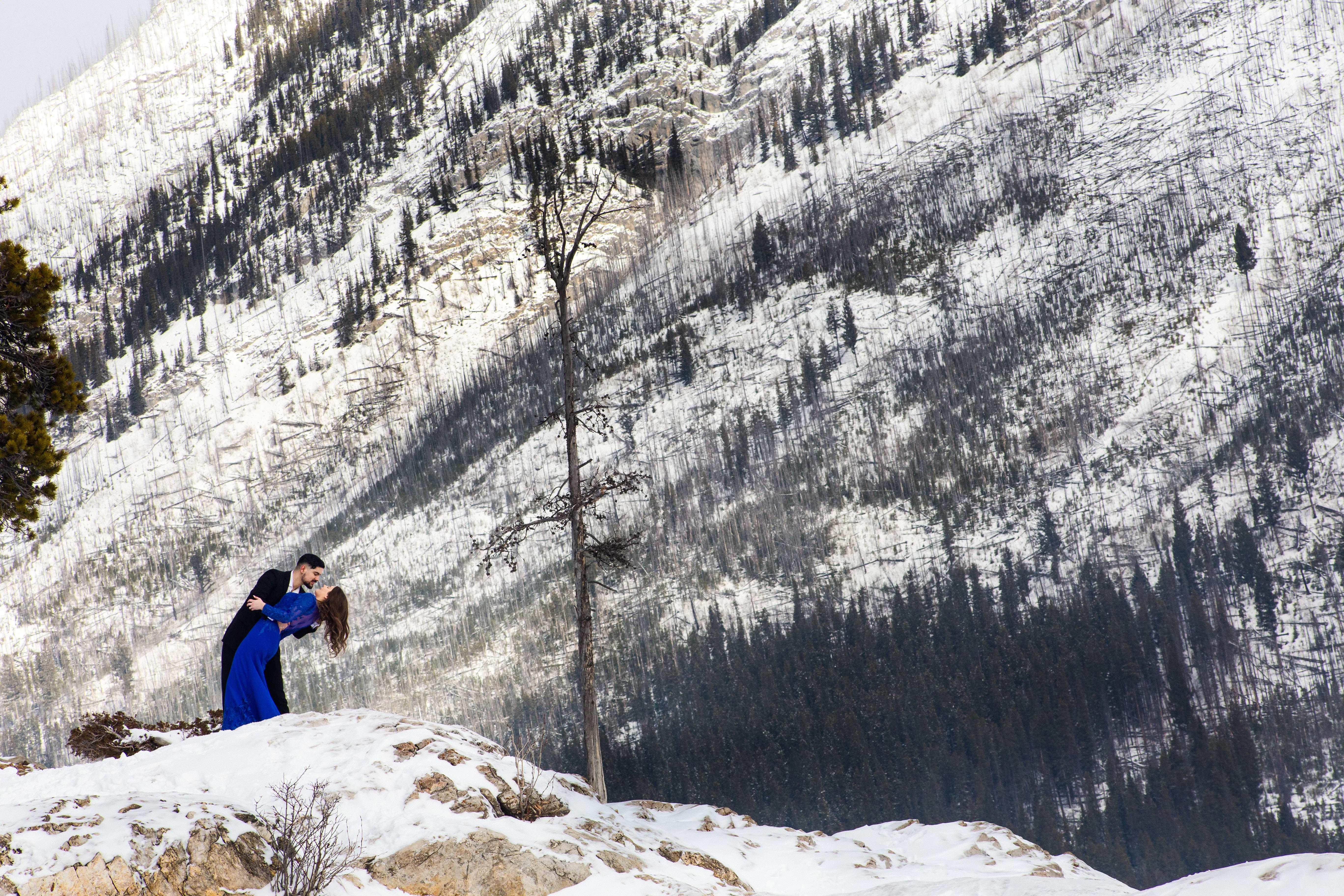 Fotografía editorial de boda - 2. Olivia & Isaac   Banff, CanadÁ
